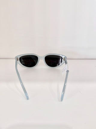 Celine CL 40220U 84A UV Protection Cat Eye Sunglasses Light Blue