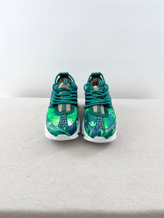 Concepts x Versace Chain Reaction JLO Sneakers Silk Chiffon Jungle Print EU 37.5