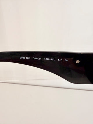 Prada PR 13ZS UV 400 Full Rim Cat Eye Sunglasses Black Women's