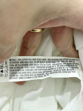 Endless rose eyelet trim 2 piece set top and skirt, M