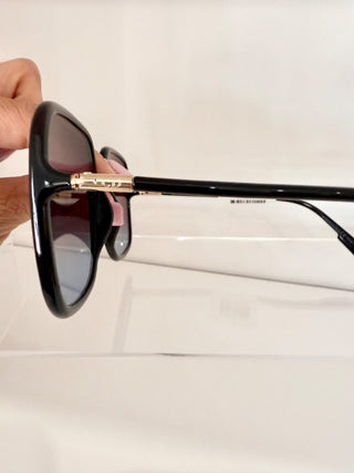 Dior So Stellaire Oversized Gradient Square Sunglasses 807YB Black