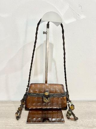 Maya Evangelista resin evening bag