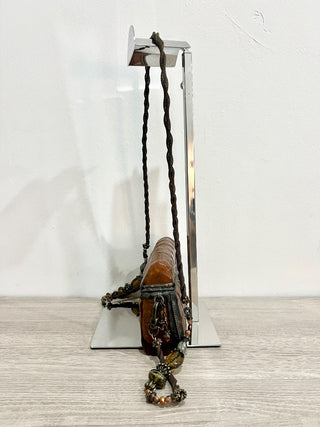 Maya Evangelista resin evening bag