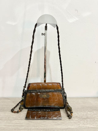 Maya Evangelista resin evening bag