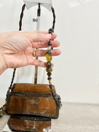 Maya Evangelista resin evening bag