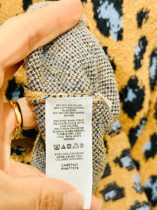 Ann Taylor pattern set sweater and midi skirt, top LP / bottom M