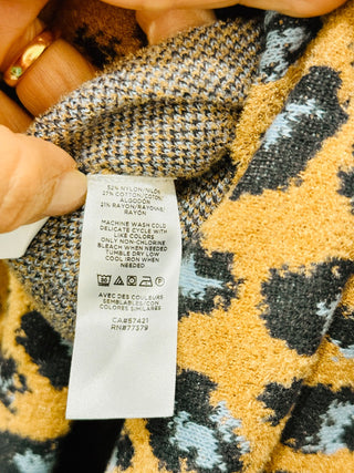 Ann Taylor pattern set sweater and midi skirt, top LP / bottom M