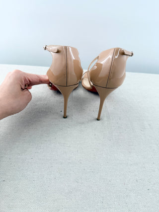 Christian Louboutin patent leather heel sandals, 38.5