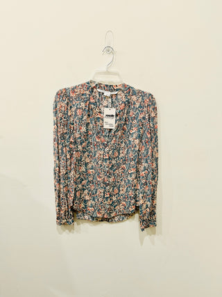 Veronica Beard floral print blouse, 4
