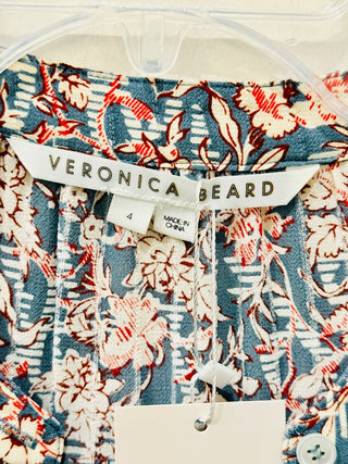 Veronica Beard floral print blouse, 4