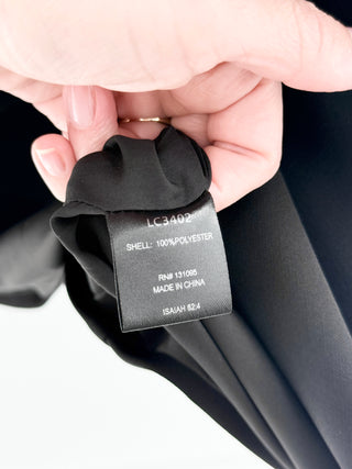 BeulaHStyle Black dress with ribbon embelishment, L