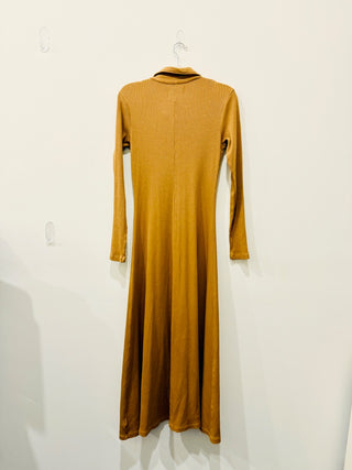 Citizens of Humanity Gila Long Sleeve Midi Polo Sweater Dress Marcona Women's M