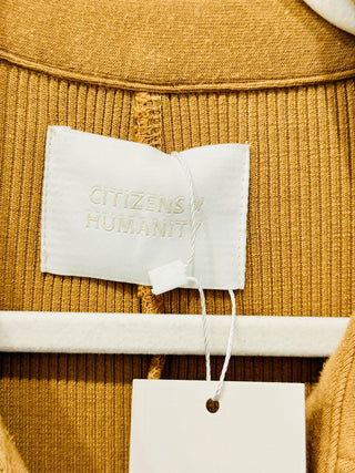 Citizens of Humanity Gila Long Sleeve Midi Polo Sweater Dress Marcona Women's M