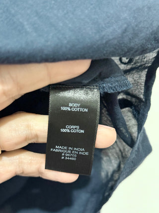 Rebecca Taylor 100% cotton blouse with embroidery, L