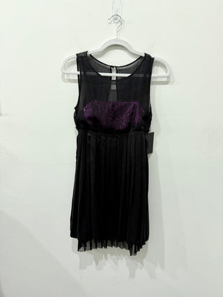 Alice & Olivia mesh and sequin insert mini dress, XS