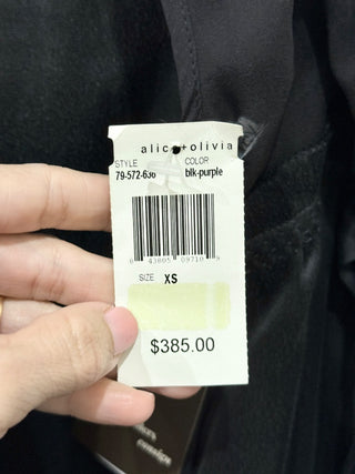 Alice & Olivia mesh and sequin insert mini dress, XS