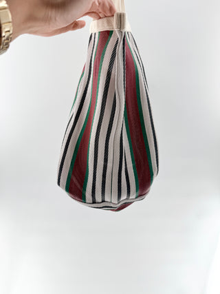 Isabel Marant darwen striped large tote bag nylon