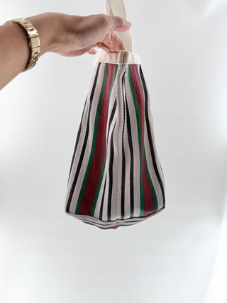 Isabel Marant darwen striped large tote bag nylon