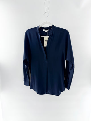 Vince 100% silk blouse top, XXS - oversized