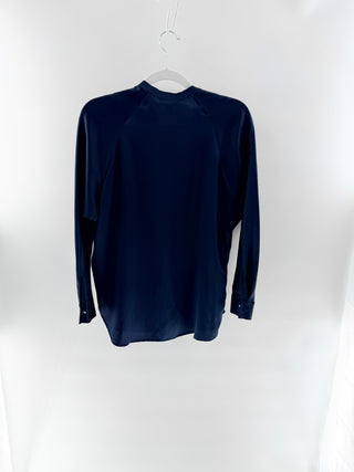 Vince 100% silk blouse top, XXS - oversized