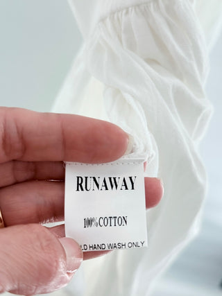 Runaway White maxi dress, L