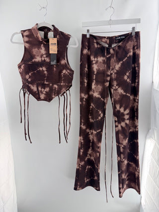 I. AM. GIA matching set top and pants, M top/L bottom