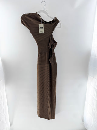 Cult Gaia cut out knit long dress, XS