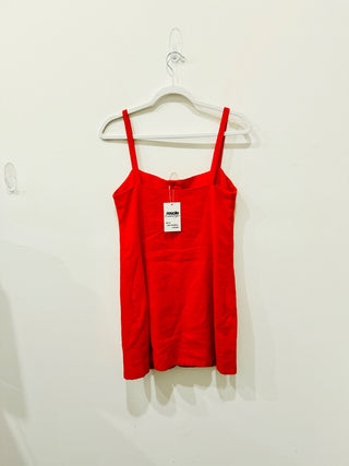 J crew sleeveless mini front button mini dress, S