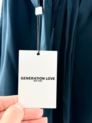 Generation love silk set sleeveless top and maxi skirt, XS