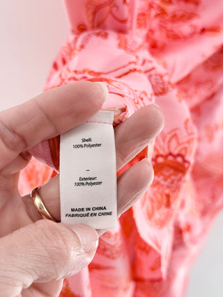 Cinq a sept floral faux wrap maxi dress, 14