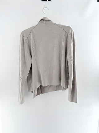Blank NYC faxu suede moto jacket, L
