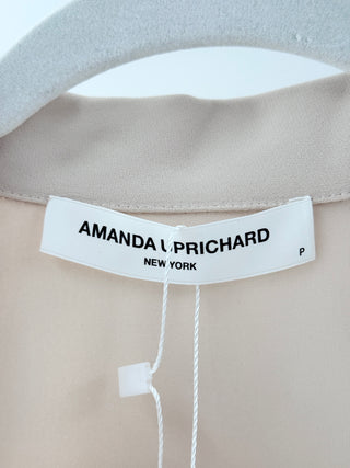 Amanda Uprichard matching set blouson top and pants, S