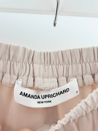 Amanda Uprichard matching set blouson top and pants, S