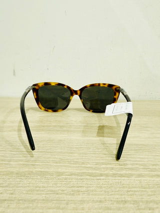 Jimmy Choo adah/ S tortoise sunglasses with silver embellishment