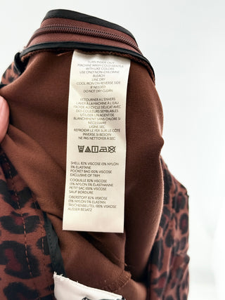 Maeve crop leopard stretchy pants, 4 P