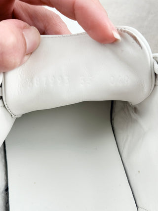 Gucci classic leather sneakers, 36