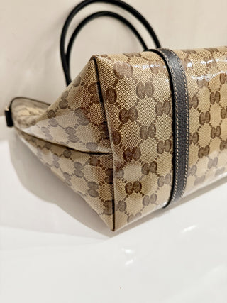 Gucci coated canvas tote bag