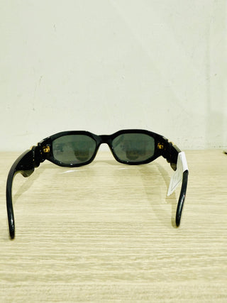 Versace 4361 sunglasses with gold medusa embellishments