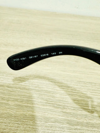 Versace 4361 sunglasses with gold medusa embellishments