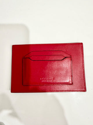 Montblanc Meisterstück 6cc Calfskin Leather Card Holder Wallet Red