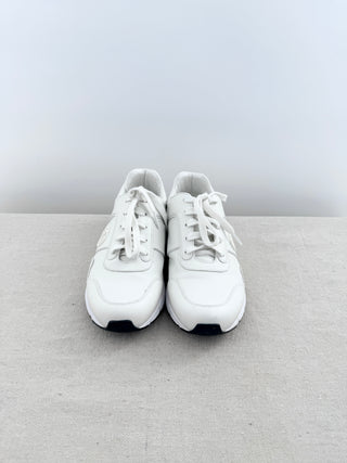 Gucci leather sneakers with GG detail, 35.5