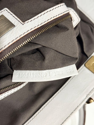Fendi vintage large leather bag