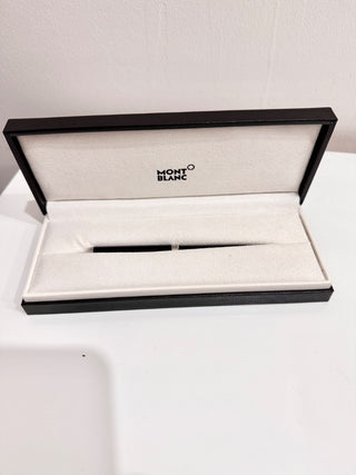 NWB Montblanc PIX Resin Cap Platinum Coated Ballpoint Pen Black