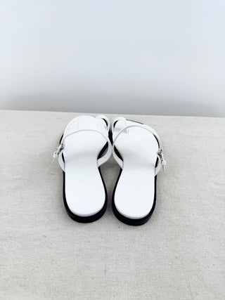 Hermes hera leather thong sandals, 40.5