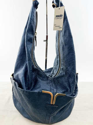 Chloe metallic leather large leather bag