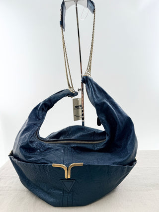 Chloe metallic leather large leather bag