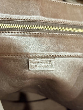 Celine cabas vertical large tote bag lamb leather
