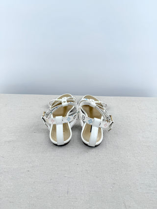 Louis Vuitton multicolor monogram patent sandals, 36.5