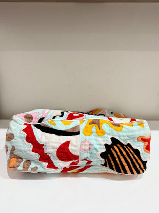 Emilio Pucci terry cloth pattern large tote bag