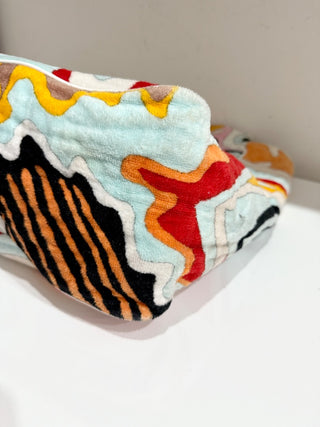 Emilio Pucci terry cloth pattern large tote bag